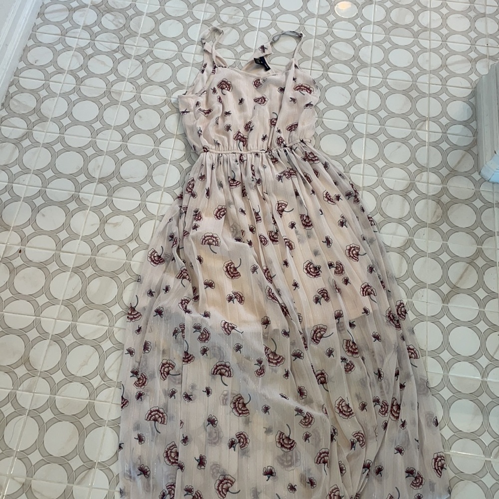Bloomingdales Aqua Maxi Dress